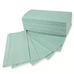 HygoClean 30461, 1-ply Recycled Paper Hand Towels, V/ZZ-fold, Green