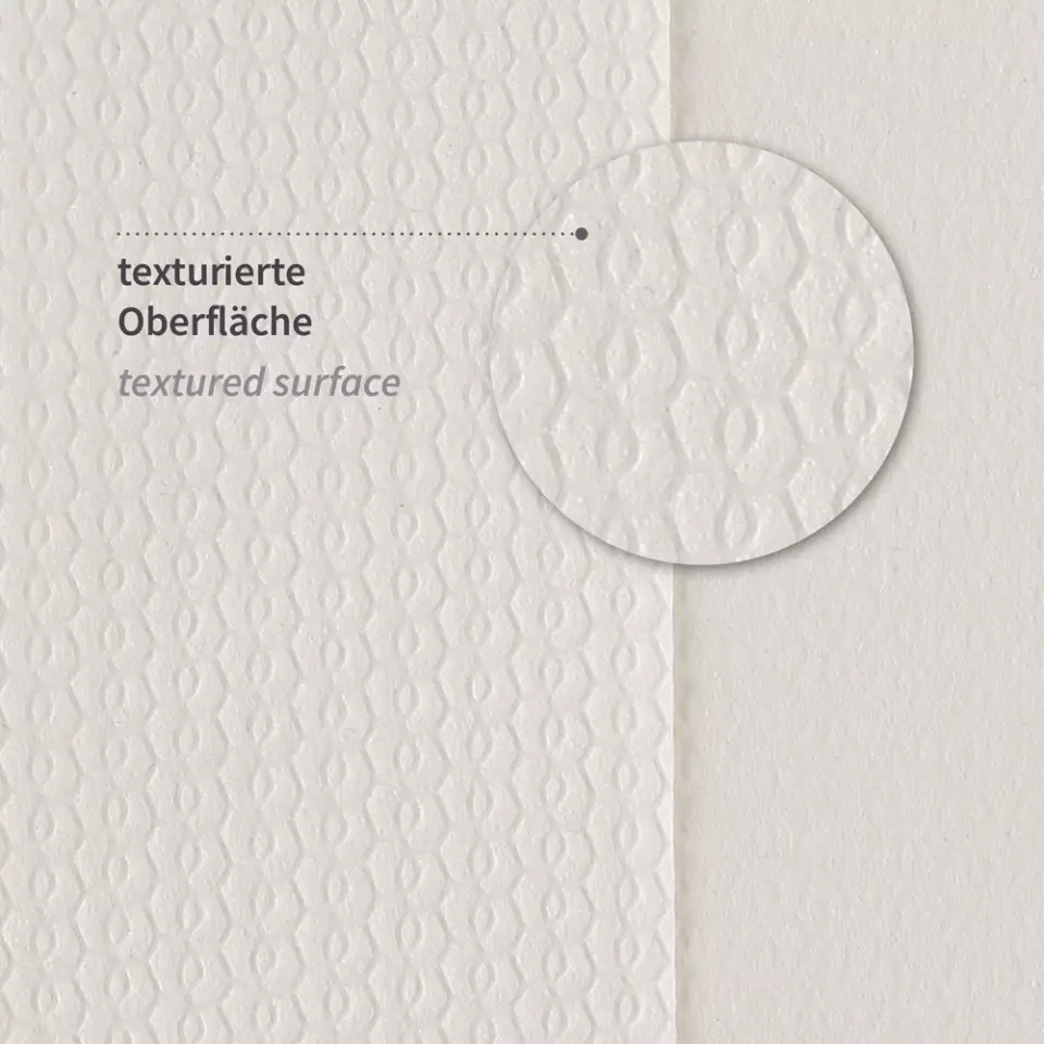 HygoClean 317431, Premium Airlaid Wiping Cloths, Pleated, White, image 3, gallery thumbnail