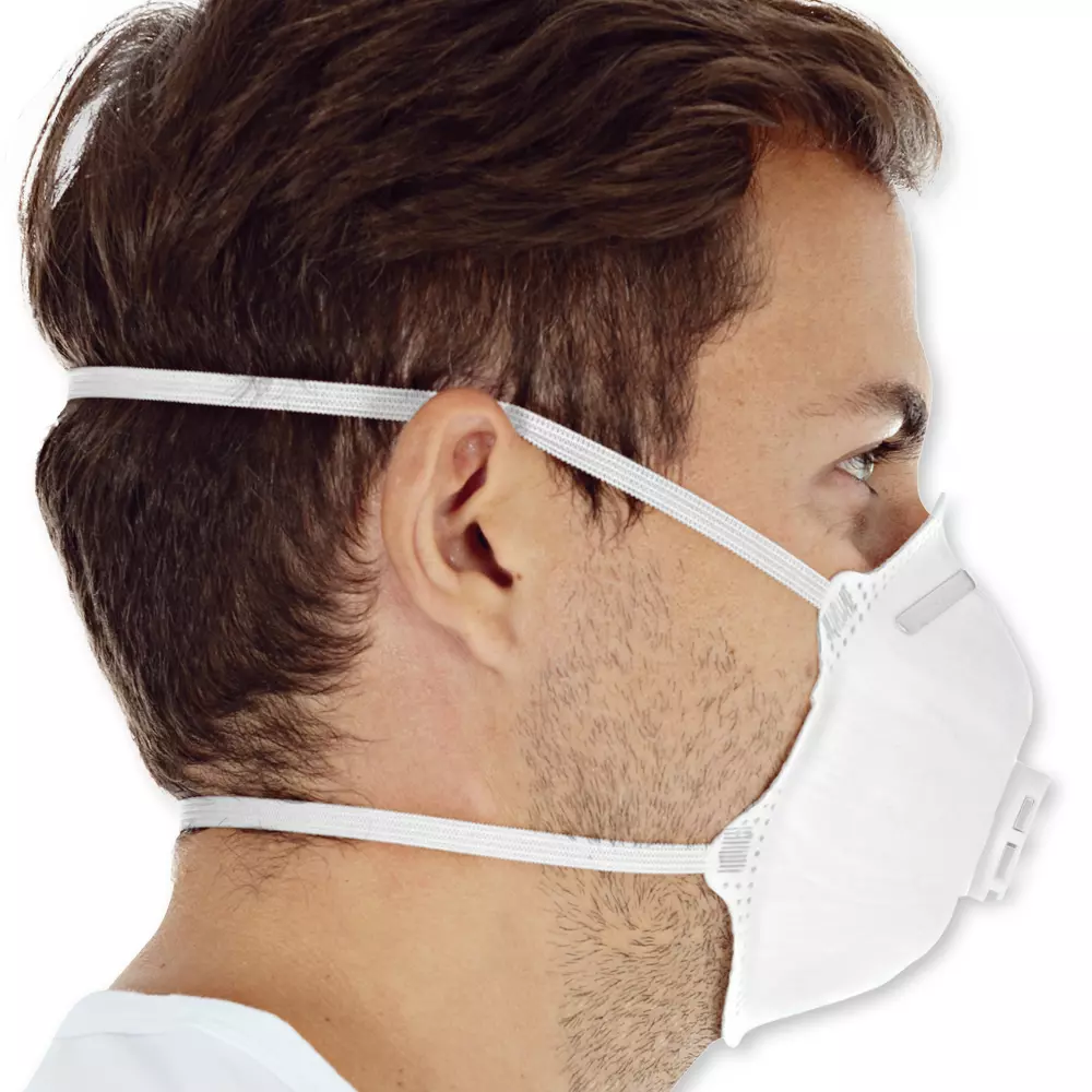 HygoStar 2933, FFP2 NR PP Respirators, with Valve, Cup-Shaped, image 3