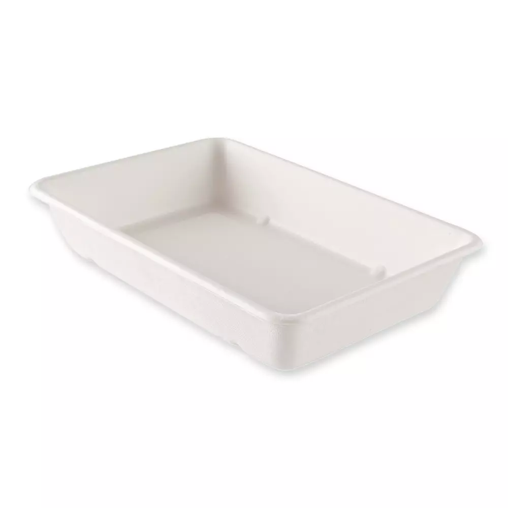 NATUREStar 41144, Classico Organic Trays, 230 x 156 x 45 mm, 1200 ml, Bagasse, image 1