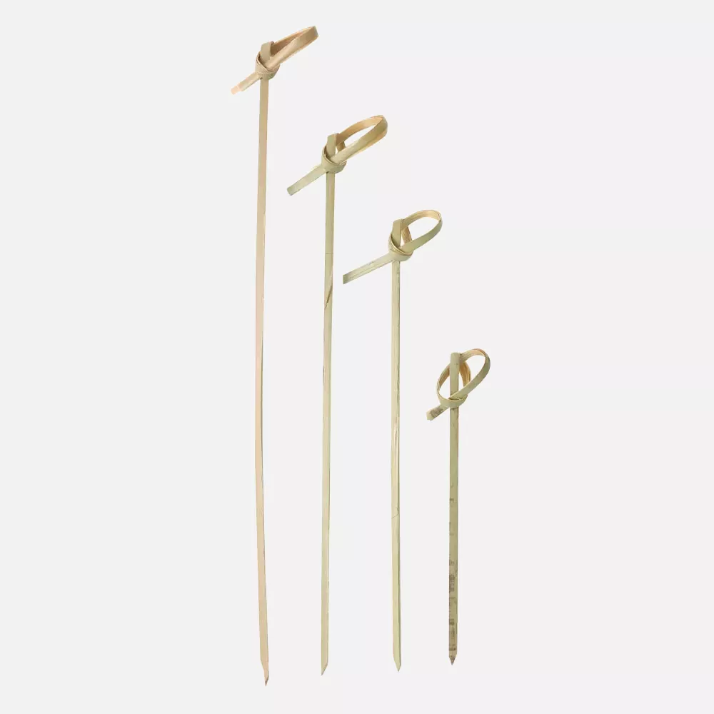 NATUREStar 38969, Loop Organic Bamboo Fingerfood Skewers, 180 mm, Natural, image 1