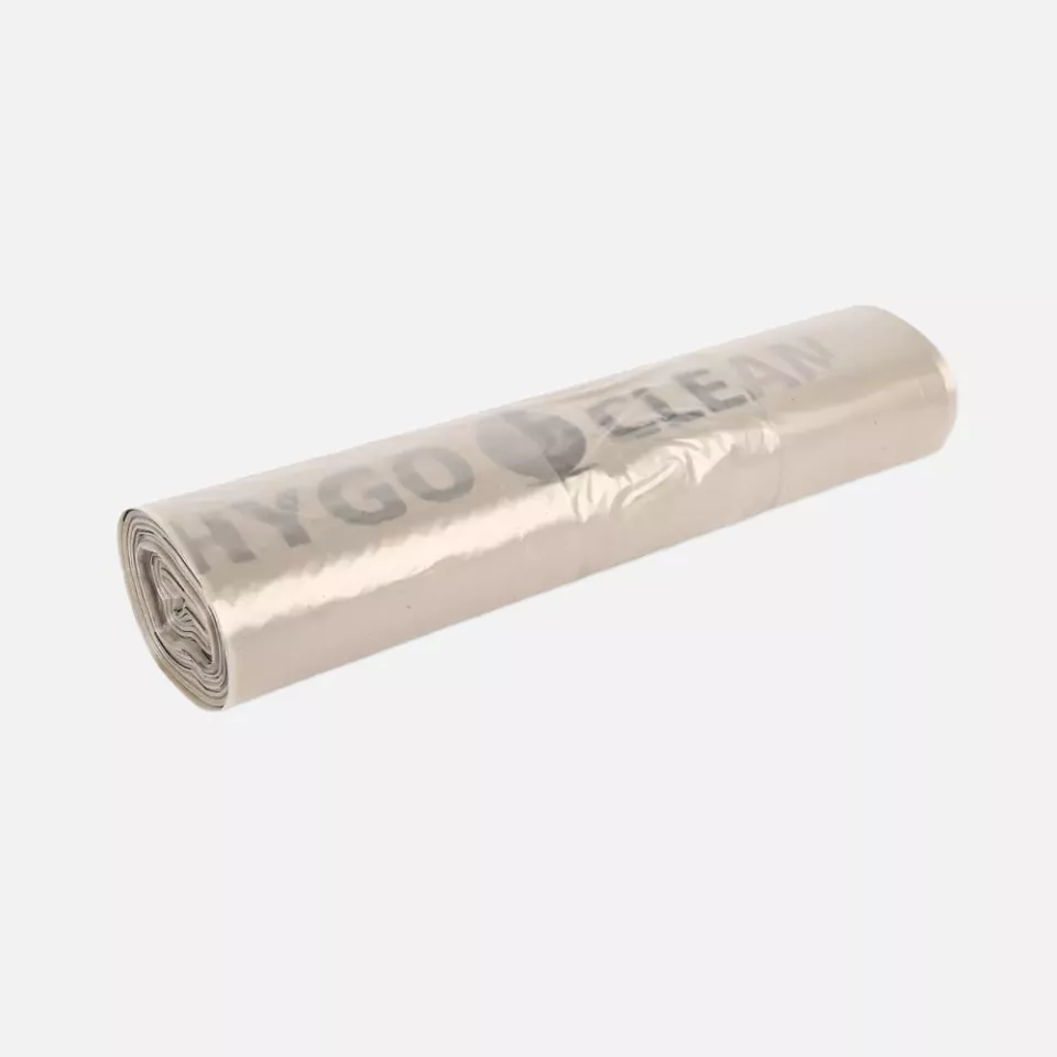 HygoClean 32654, Light LDPE Waste Bags, 70 l, Black, Roll, image 1, gallery thumbnail