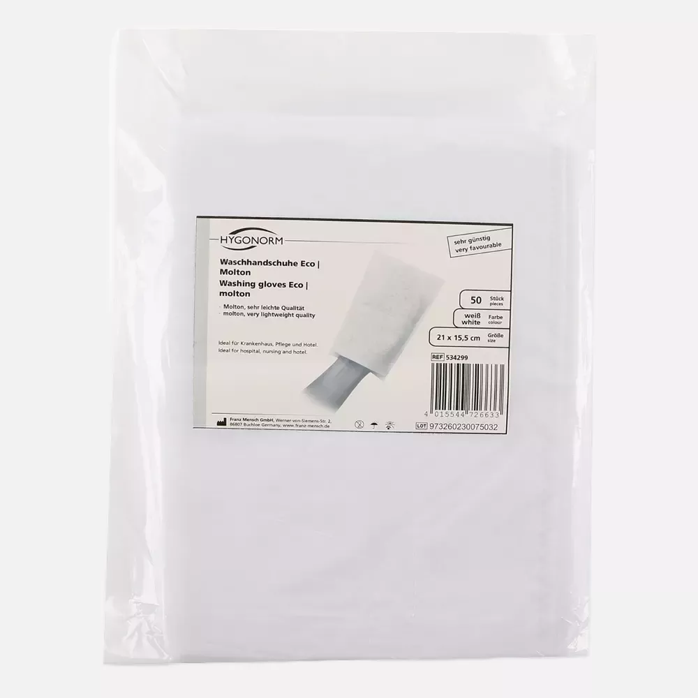 HygoNorm 534299, Eco Washing Gloves, Molton, image 4