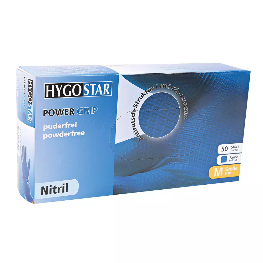 HygoStar 270806, Power Grip Nitril-Handschuhe, puderfrei, image 3