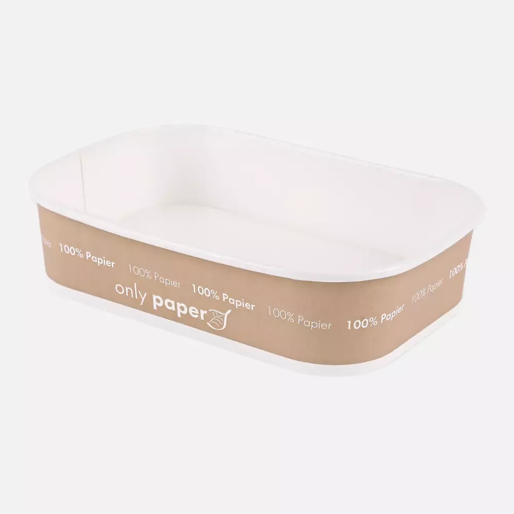 NATUREStar 418450, Takeaway Only Paperboard Organic Trays, 172 x 120 x 41 mm, 500 ml, image 1