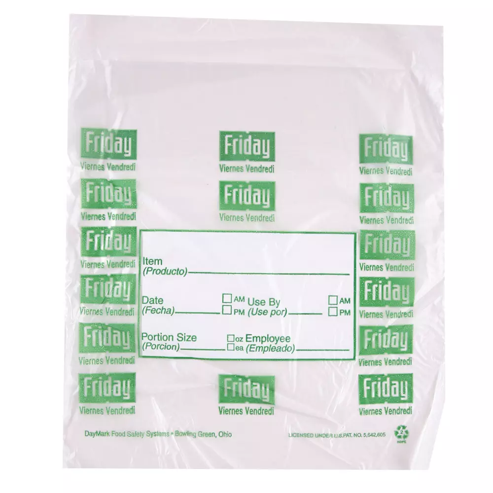 HygoStar 32255, Friday HDPE Portion Bags, 165 x 178 mm