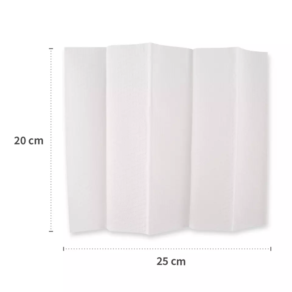 Franz Mensch 30469, Compact Paper Hand Towels, 1-ply, Bright White, Cellulose, image 4, gallery thumbnail