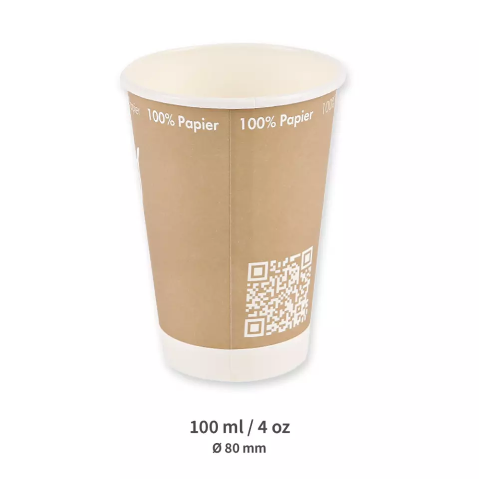 NATUREStar 4030753, Organic Paperboard Vending Machine Cups, 180 ml / 7.5 oz, ø 70 mm, image 2, gallery thumbnail