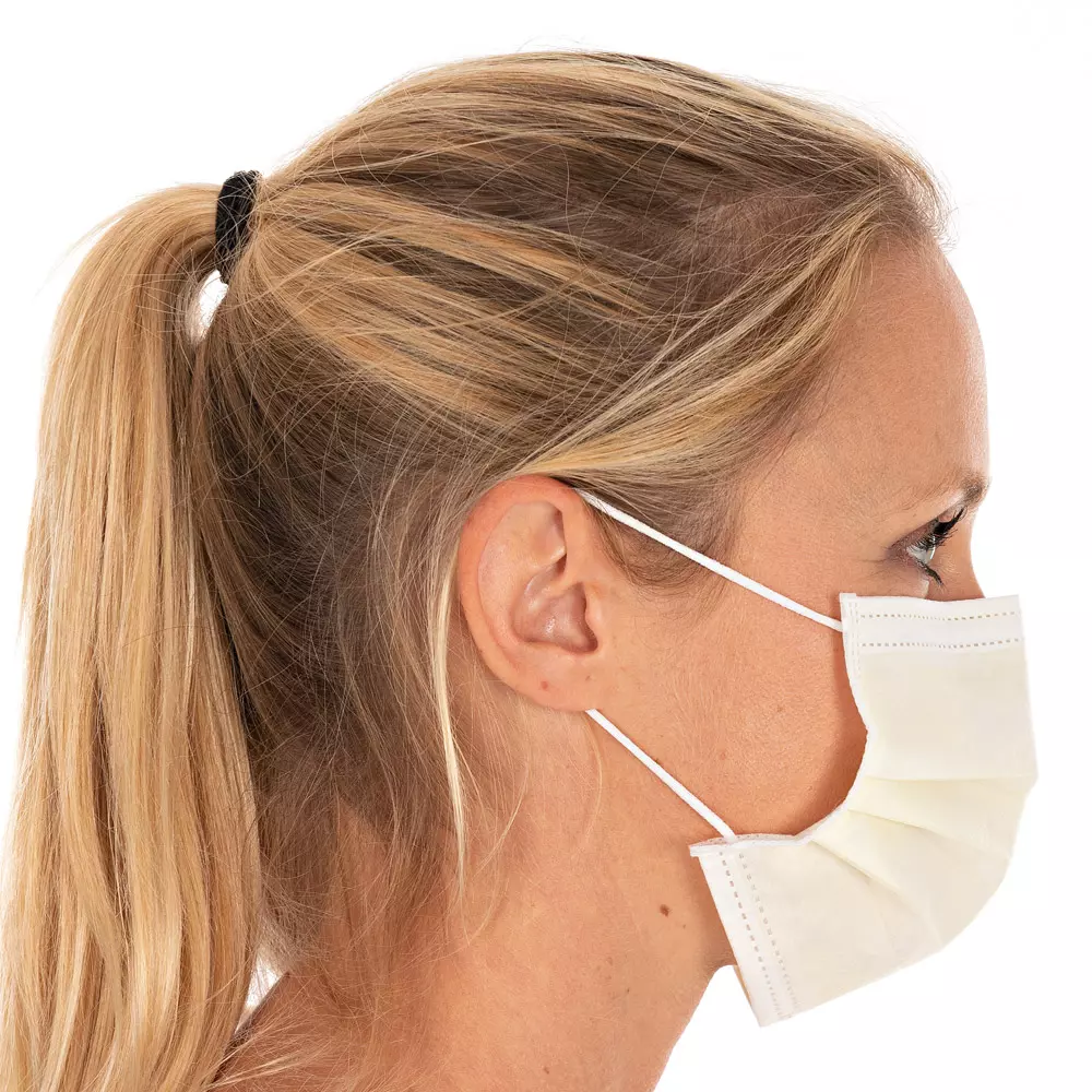 HygoStar 29149, Civil Use 3-Ply PP Face Masks, Yellow, image 3