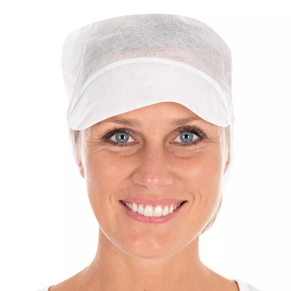 HygoNorm 128899, Eco Peaked Snood Caps, ø 31 cm, White, PP, image 1, gallery thumbnail