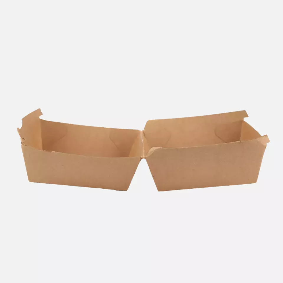 NATUREStar 417411, Organic Hamburger Boxes, 105 x 85 mm, Kraft Paper/PE, FSC®-mix, image 2, gallery thumbnail