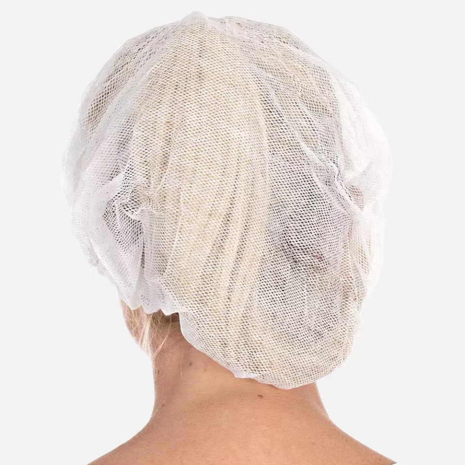 HygoStar 1289, Peaked Viscose Bouffant Caps, ø 48 cm, White, image 4, gallery thumbnail