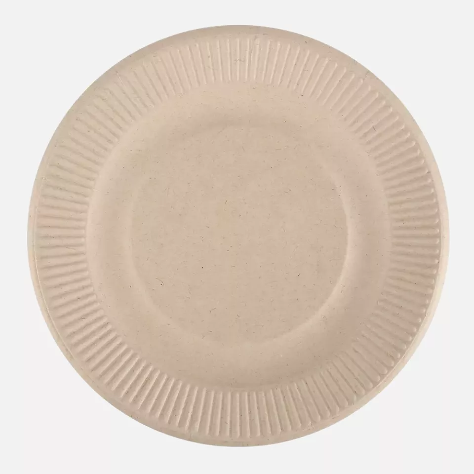 NATUREStar 410520, Organic Bagasse Snack Plates, Ø 206 mm, image 4, gallery thumbnail
