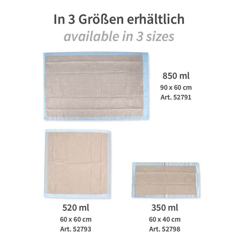 Hygostar 52793, PP/Recycled Zellulose/PE Bettunterlagen, 12-lagig, 60 x 90 cm, image 4