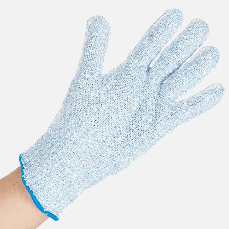 HygoStar 337006, Allfood Steel Knit Cut Protection Gloves, Stainless Steel, image 1, gallery thumbnail