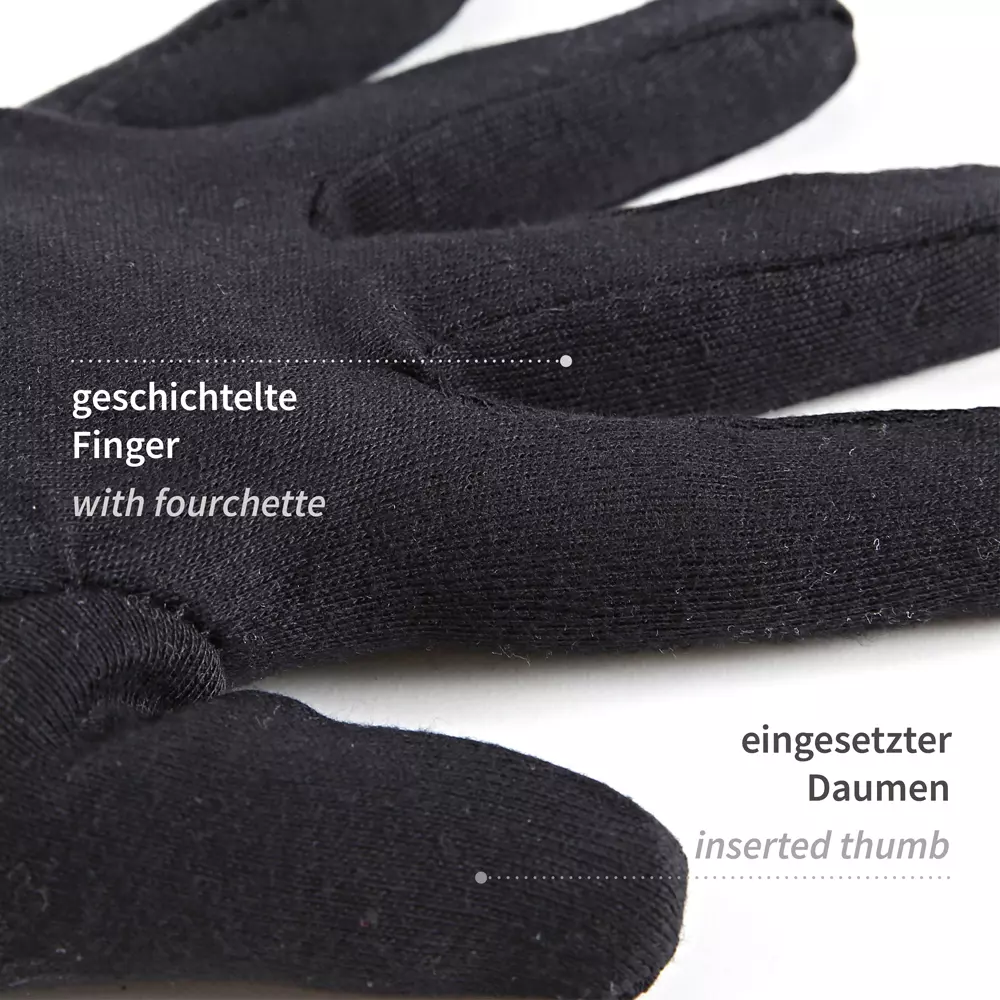 HygoStar 27118, Nero Cotton Gloves, image 5