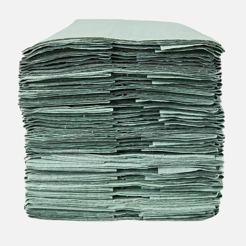 HygoClean 30463, 1-ply Recycled Paper Hand Towels, C-fold, Green, image 3