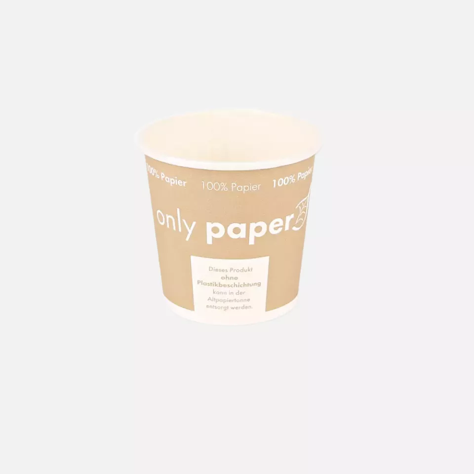 NATUREStar 403043, Organic Paper Coffee Cups, 100 ml / 4 oz, ø 62 mm, image 1, gallery thumbnail