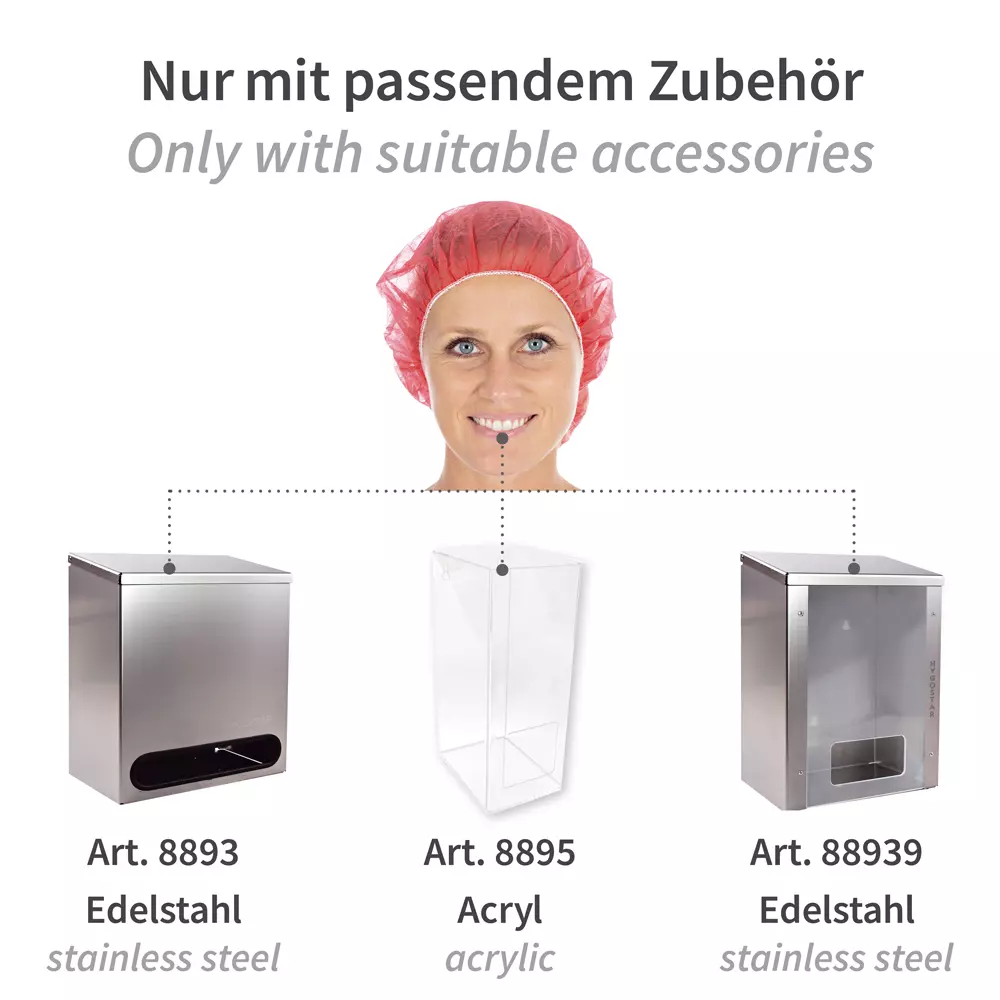 HygoNorm 12651, PP Bouffant Caps, Light, image 6