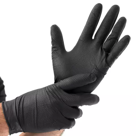 HygoStar Power Grip Powder-Free Nitrile Gloves
