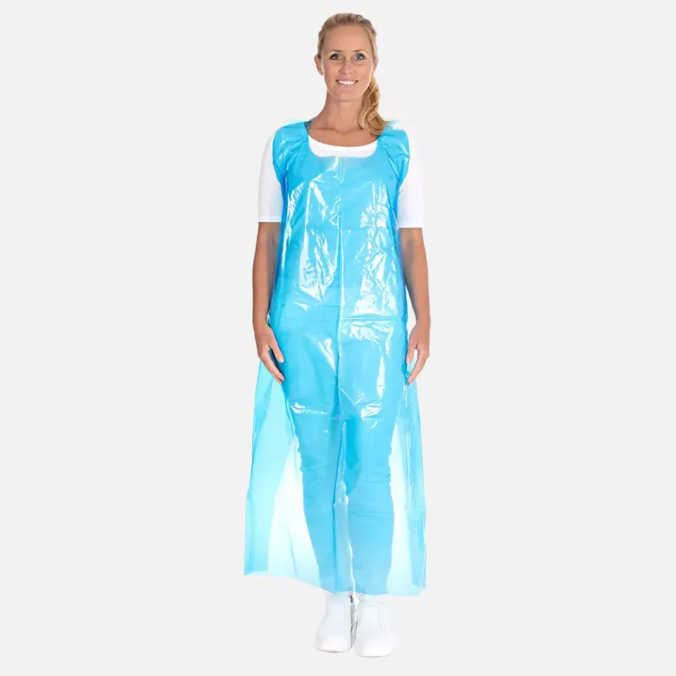 HygoStar 23526, Disposable LDPE Aprons, 60 my, image 1, gallery thumbnail