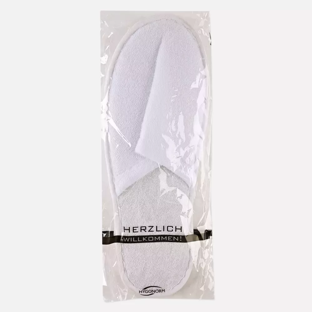 HygoNorm 55516, Classic Polyester Slippers, Closed, White, image 4