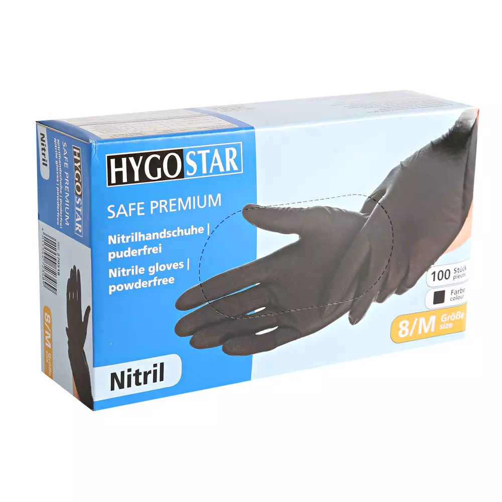 HygoStar 270018, Safe Premium Nitril-Handschuhe, Puderfrei, image 2