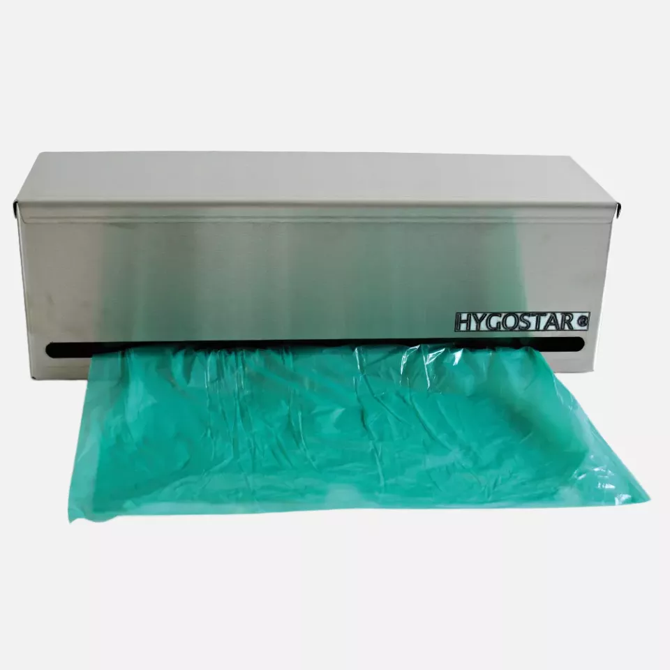 HygoStar 88944, Stainless Steel Dispenser for Aprons and Garbage Bags, image 3, gallery thumbnail