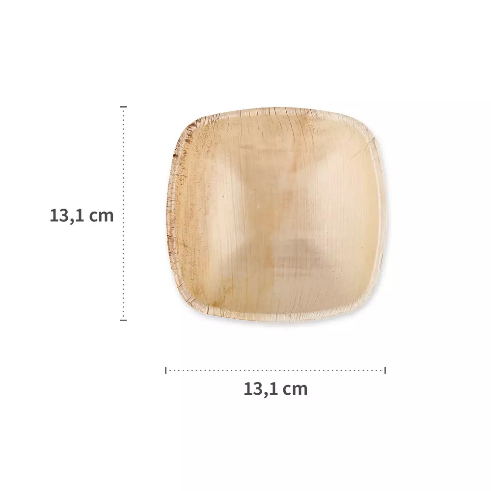 NATUREStar 410628, Bio-Palmblatt-Schalen, 400 ml, 145 x 145 mm, Quadratisch, image 6