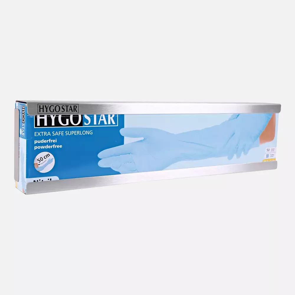 HygoStar 889414, Extra Safe Superlong Glove Dispenser, Stainless Steel, image 3