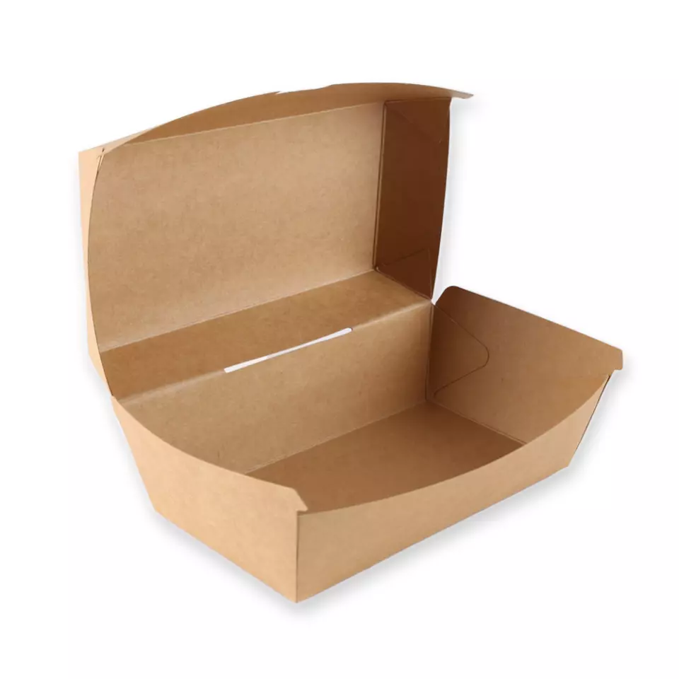 NATUREStar 416418, Club Sandwich Boxes, 177 x 91 x 85 mm, Kraft Paper/PLA, Organic, image 4, gallery thumbnail
