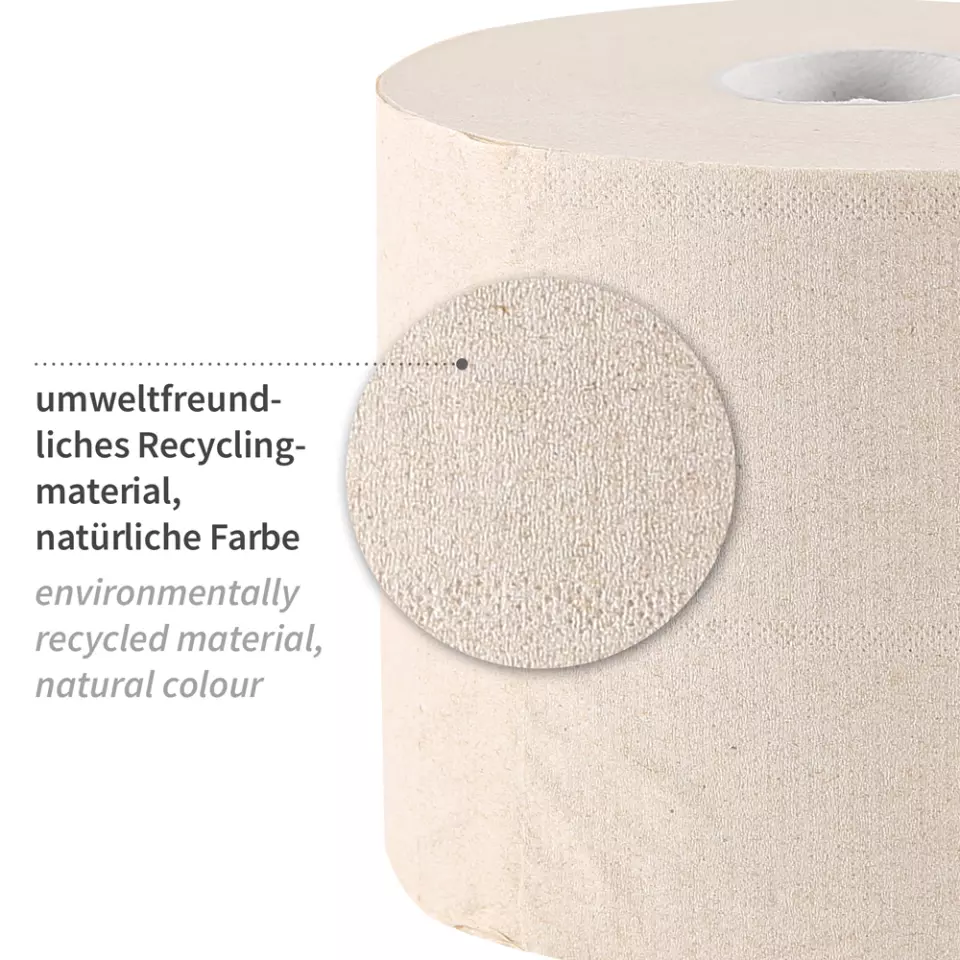 NATUREStar 304215, Organic 2-Ply Recycled Paper Toilet Paper, Small Roll, Natural, FSC®-Recycled, image 2, gallery thumbnail