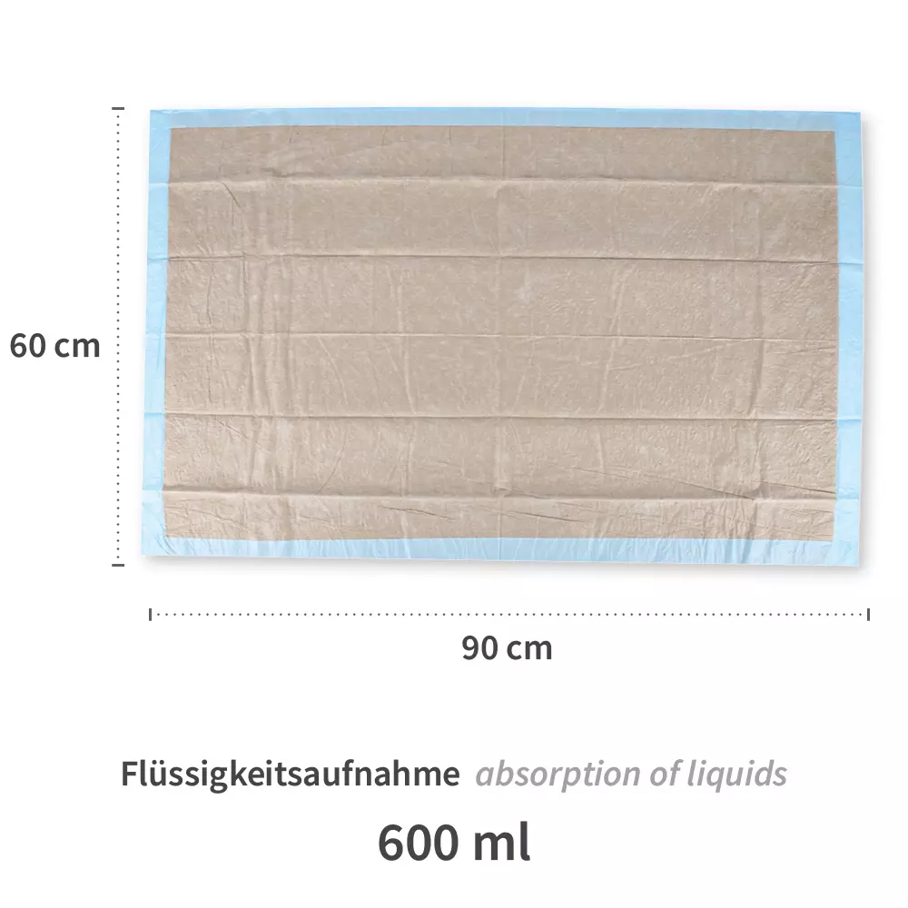 Hygostar 52790, 6-lagige Bettunterlagen, 90 x 60 cm, PP/Recycelte Zellulose/PE, image 3