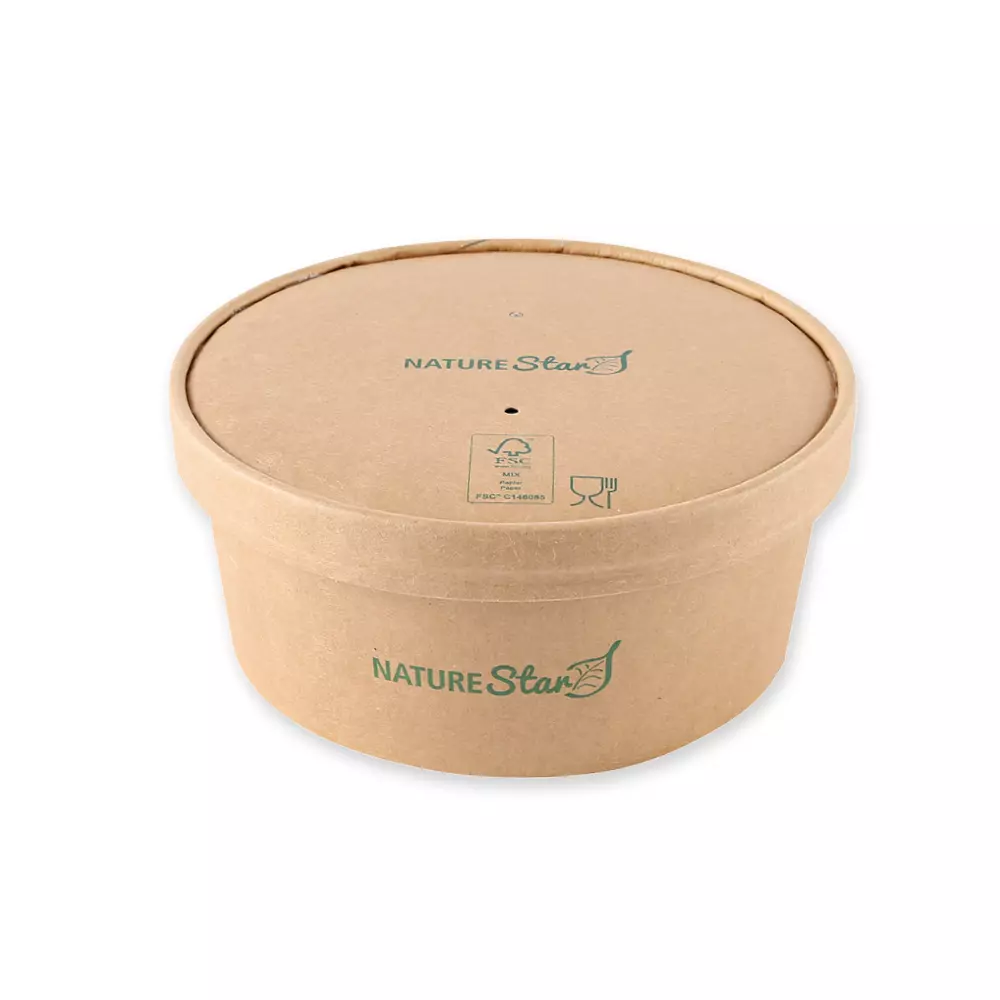 NATUREStar 417115, Caesar Organic Lids, ø 150 mm, kraft paper/PE, FSC®-mix, image 5