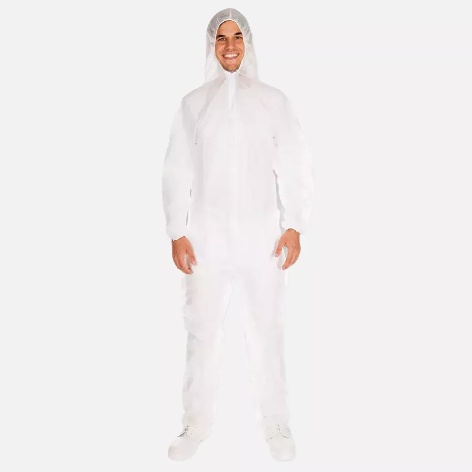 HygoStar 2760, PP Coveralls, with Hood, image 1, gallery thumbnail