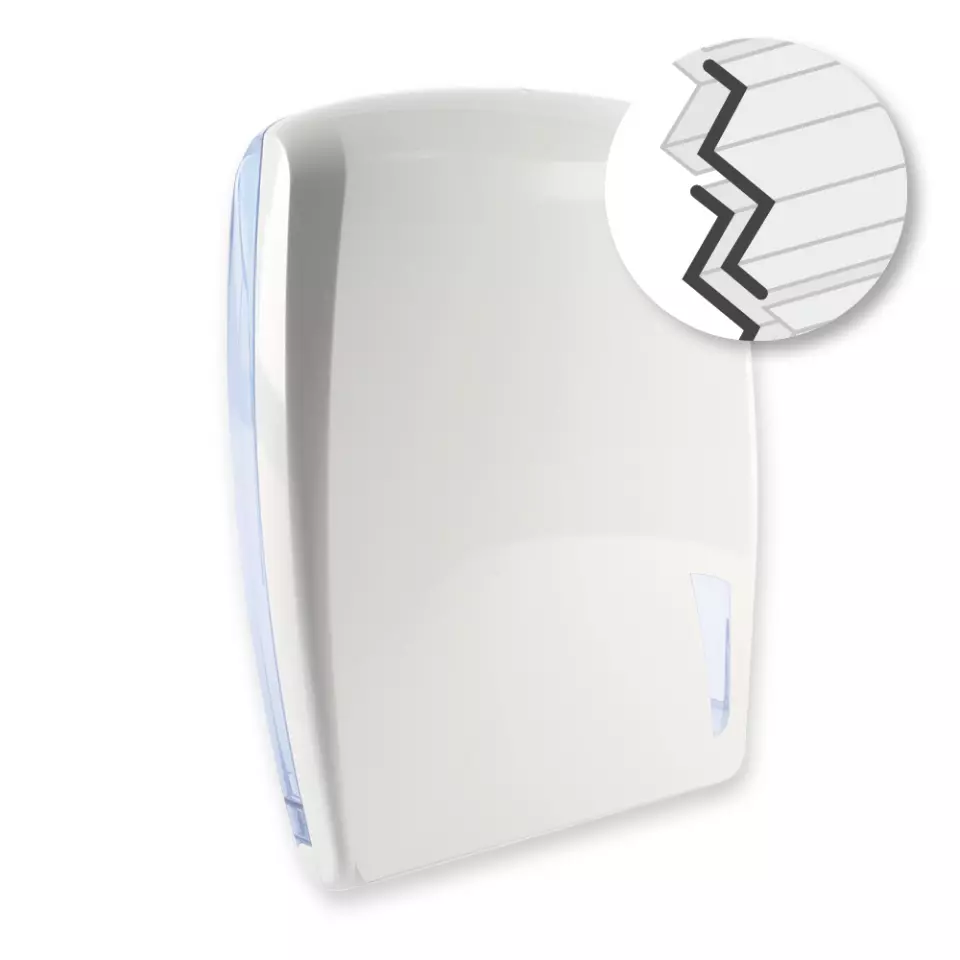 Franz Mensch 888362, Kompakt Plastic Interfold Paper Towel Dispenser, image 1, gallery thumbnail