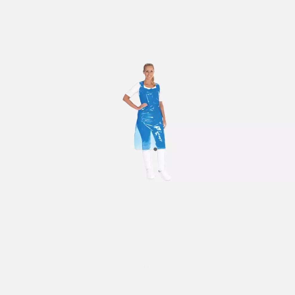 HygoNorm 23646, LDPE Disposable Aprons, Eco, 150 x 100 cm, Blue, image 4, gallery thumbnail