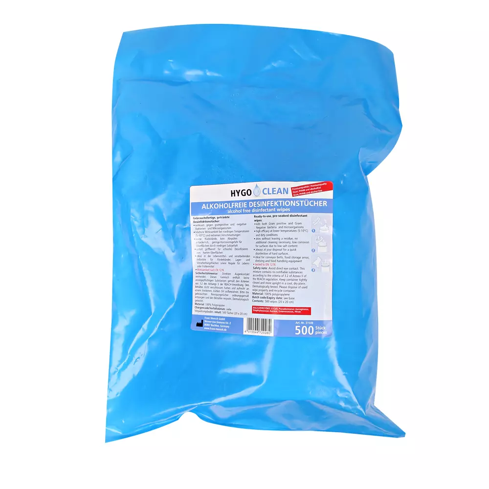 HygoClean 31548, PP Disinfection Wipes, 20 x 23.5 cm, Non-Alcoholic, image 1