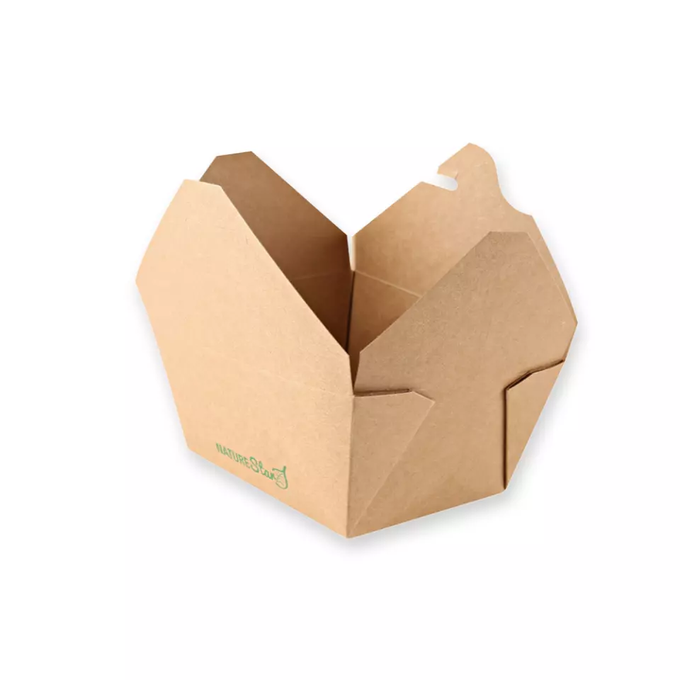 NATUREStar 416313, Menu Organic Food Boxes, 130 x 105 x 65 mm, Kraft Paper/PLA, image 5, gallery thumbnail