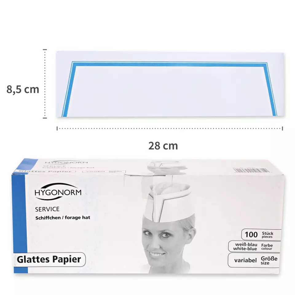 HygoNorm 10551, Service Paper Forage Hats, image 7, gallery thumbnail