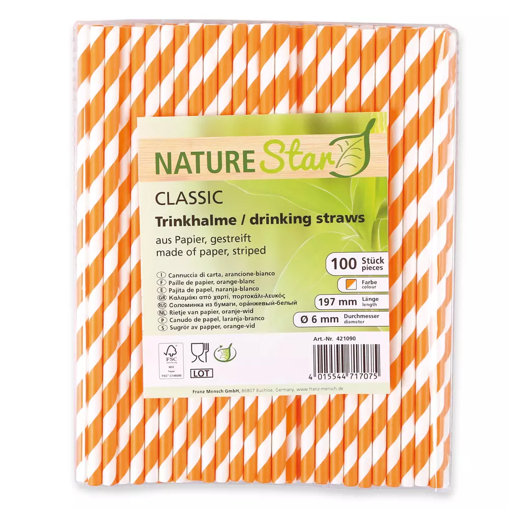 NATUREStar 421000, Klassische Papierstrohhalme, FSC®-mix Organic, image 8