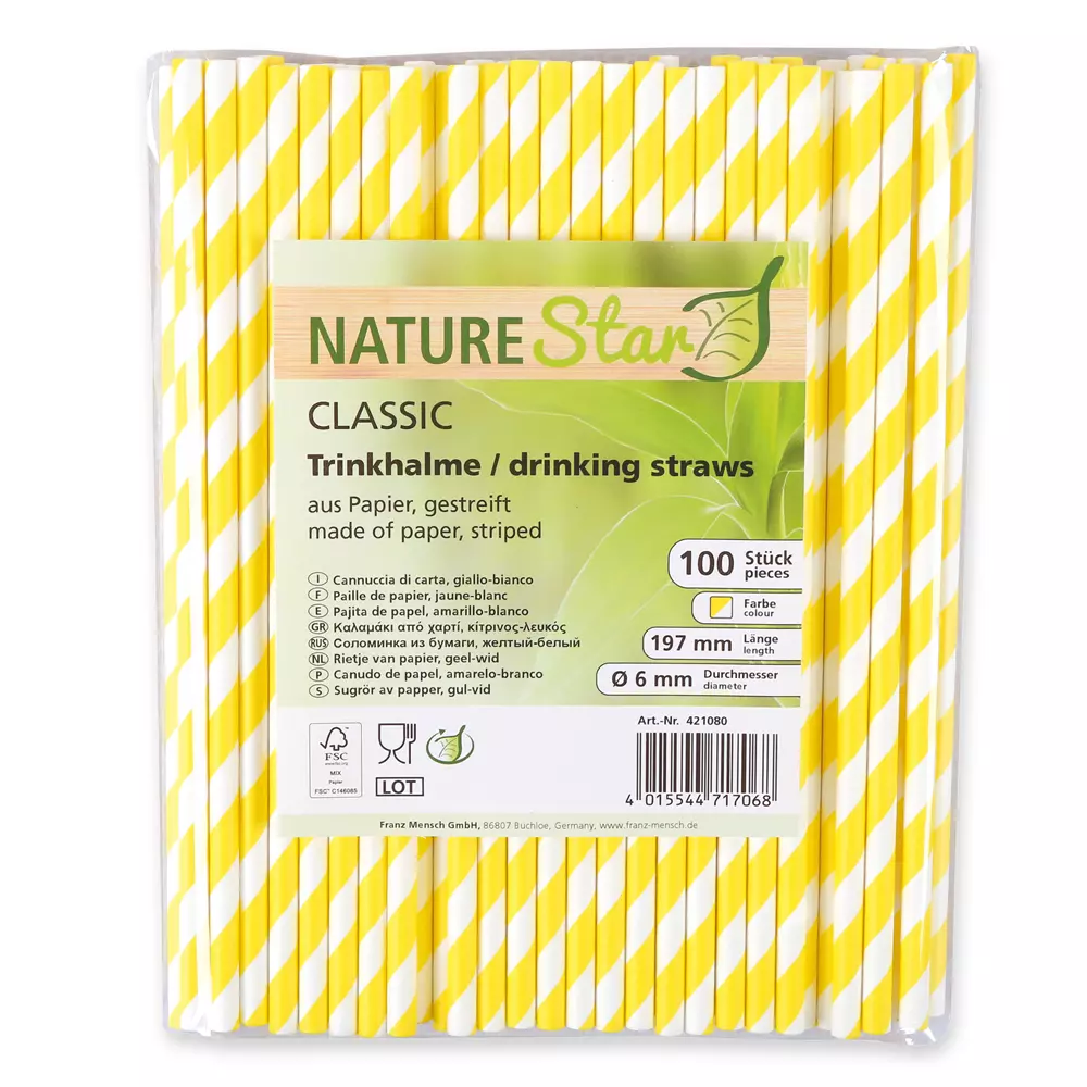 NATUREStar 421000, Klassische Papierstrohhalme, FSC®-mix Organic, image 3