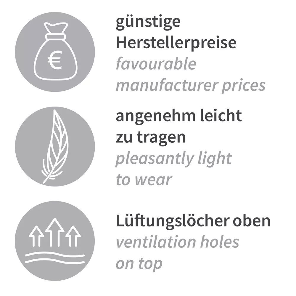 HygoNorm 1058, Service Paper Forage Hats, White, image 5