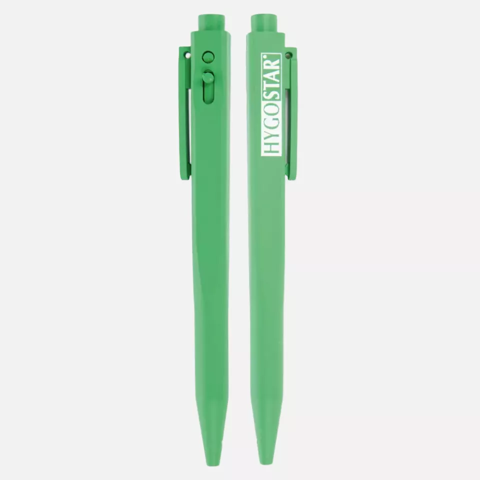 HygoStar 85560, Detectable Plastic Pen Clip, Green, image 1, gallery thumbnail