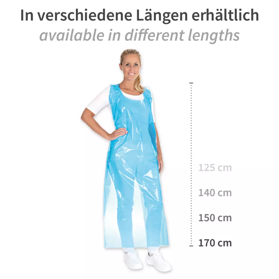 HygoStar 2356, Disposable LDPE Aprons, 60 my, 125 x 75 cm, image 5, gallery thumbnail