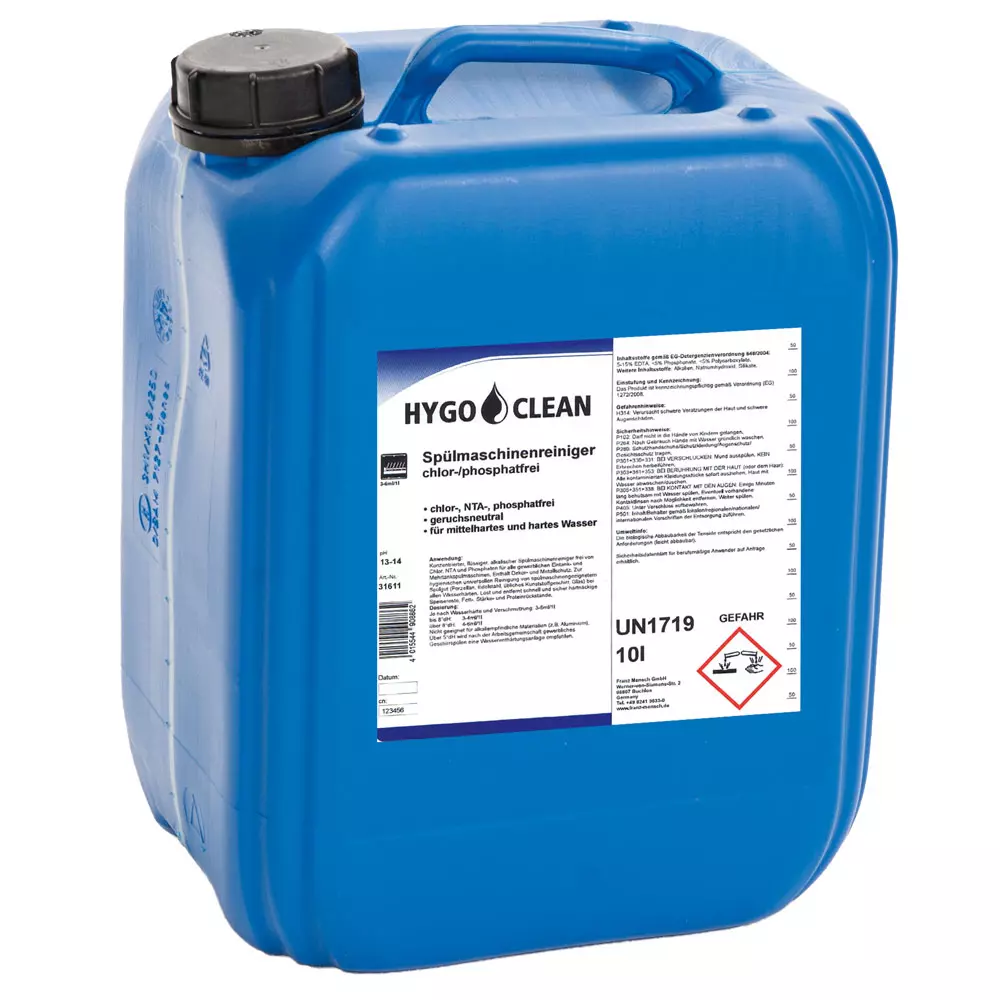 HygoClean 31611, Dishwasher Cleaner, Chlorine and Phosphate Free, image 1