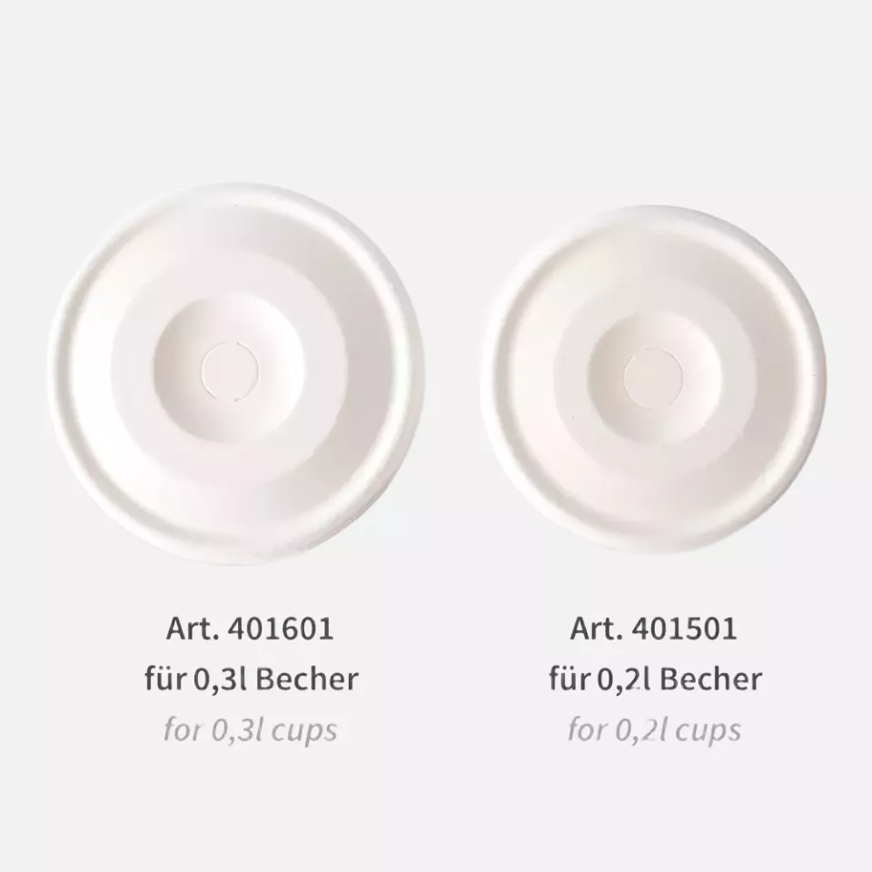 NATUREStar 401501, Organic Bagasse Flat Lids, image 1, gallery thumbnail