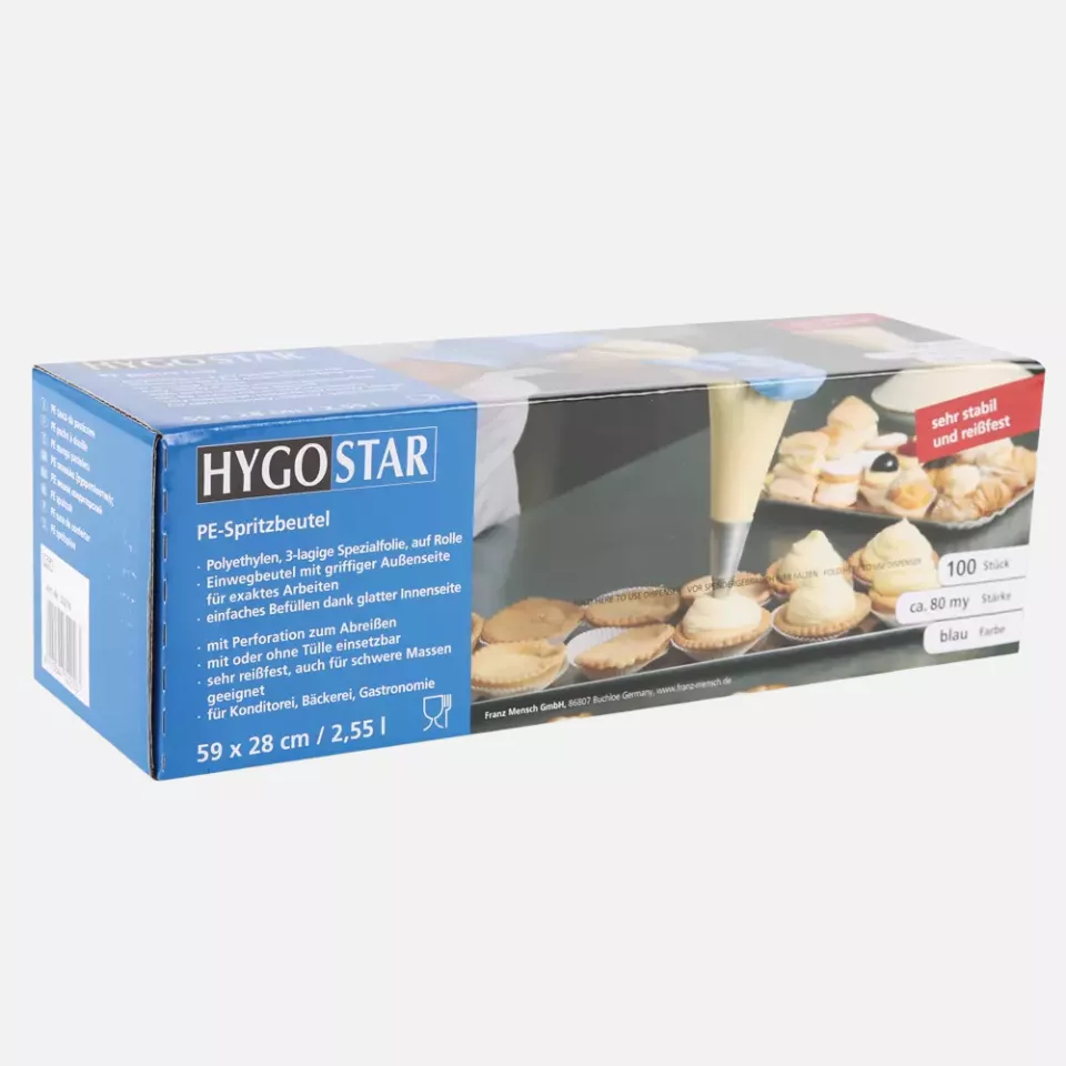 HygoStar 32216, Cool LDPE Pastry Tubes, 59 x 28 cm, Blue, image 4, gallery thumbnail