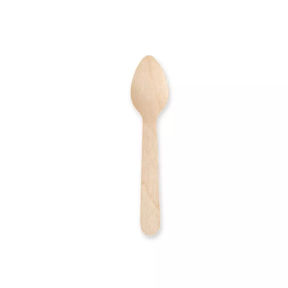 NATUREStar 388581, Organic Wood Coffee Spoons, 110 mm, FSC® 100%, image 1, gallery thumbnail