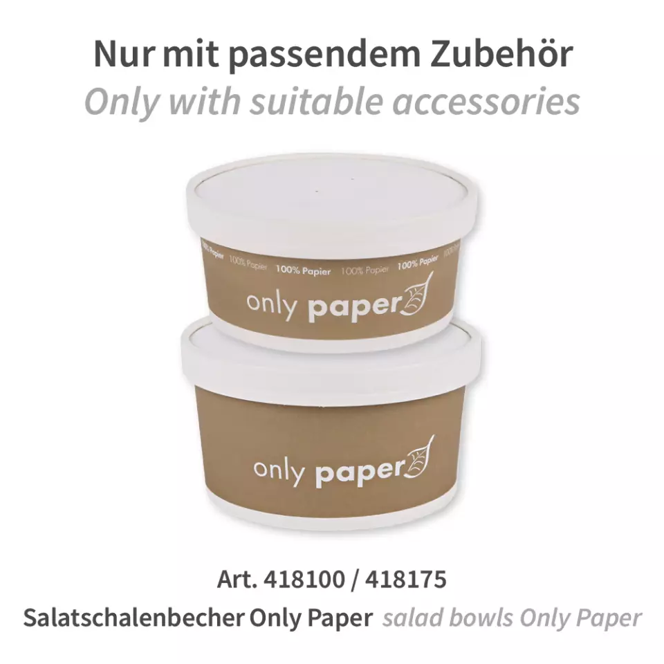NATUREStar 418115, Paperboard Lids, Ø 150 mm, For Salad Bowls, image 3, gallery thumbnail